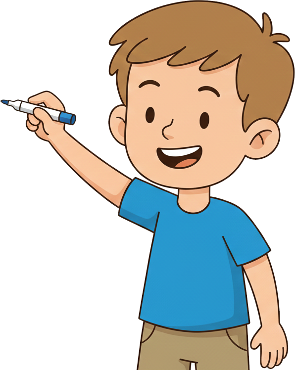 Boy With Marker